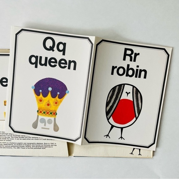 The ABC Frieze Fold Out Alphabet Panels Michael Spink 1960’s - Picture 6 of 7